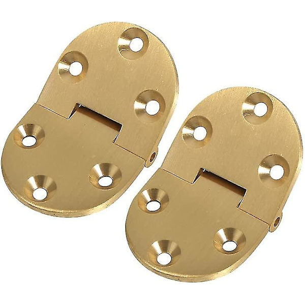 Vikbart Flip Top Gångjärn, Massiv Mässing Backflap Gångjärn Rund Kant Fällbord Butler Bricka Backflap Gångjärn För Bordskåpsdörr