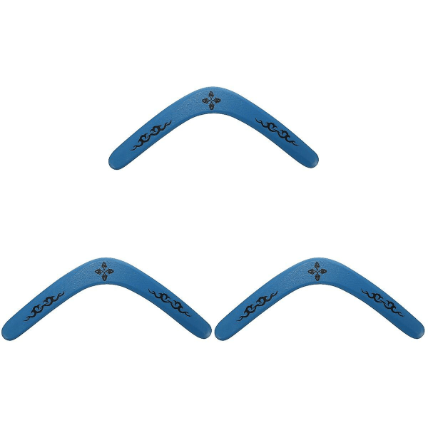 3 st Roliga Boomerang Leksaker Barn Trä Boomerang Leksak Leksak För Utomhus 3 st 36x14x0.3cm 3pcs 36x14x0.3cm