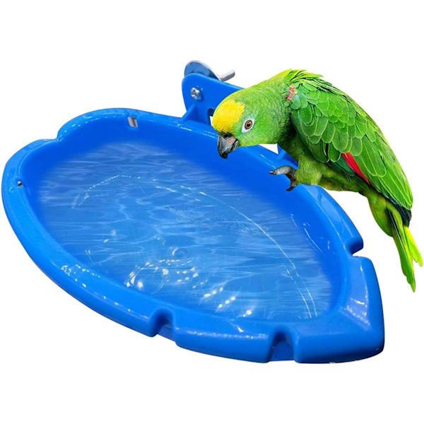 Lintu-suihkukulho Papukaijan Ruokinta- ja Kylpyamme Papukaijan Kylpyhuone Lintu-häkki Lintuvarusteet Lemmikkieläimille Keskikokoiselle Papukaijalle, Parakeetille, Cockatiel-Papukaijalle