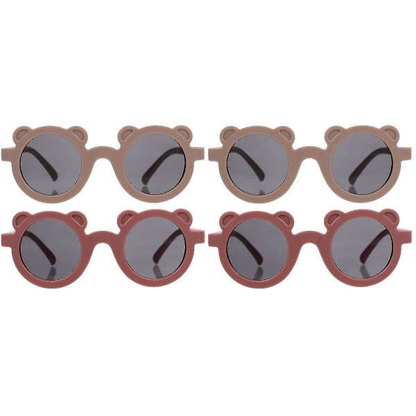 6 stk Børne Solbriller Kreative Børne Solbriller Søde Børne Solbriller 4 stk 14X13X5cm 4 pcs 14X13X5cm