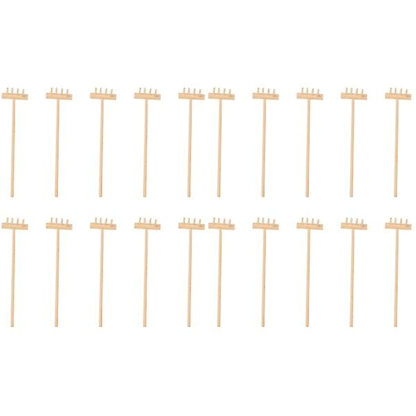 50 stk Unike Zen Hage Rake Slitesterk Bambus Te Kunst Hage Sandkasse Verktøy 20 stk 14X3.5CM 20 pcs 14X3.5CM