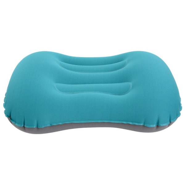 Kompressiopuhallettava retkeilytyyny, puhallettava retkeilytyyny, nukkumiseen tarkoitettu retkeilytyyny (sininen) flokkiva kompakti, mukava