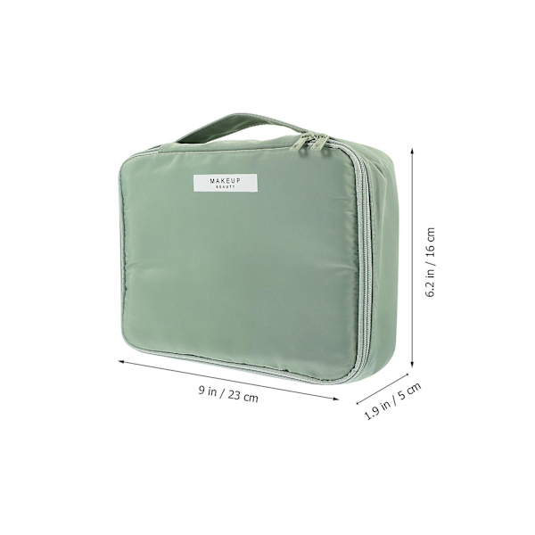 Rejsetoiletartikler Sygepleje Lomme Organizer Bærbar Rejsetaske Organizer Pung Grøn 23x16x5cm Green 23x16x5cm