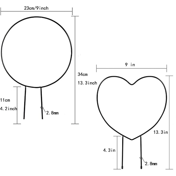 Svart metall plantetrellis for klatreplanter - Jern trellis plantevin stengelstøttetråd, planter klatreholderstativ med plante
