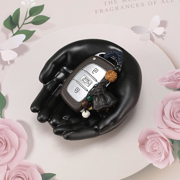 Korunäyttölautanen Resin Buddha -käsi Korunäyttölautanen Pienesineiden säilytyslautanen Renkaiden pidike Korunäyttölautanen Avainten säilytyslautanen Pienesineiden säilytyslautanen Kulho Korujen järjestäjä