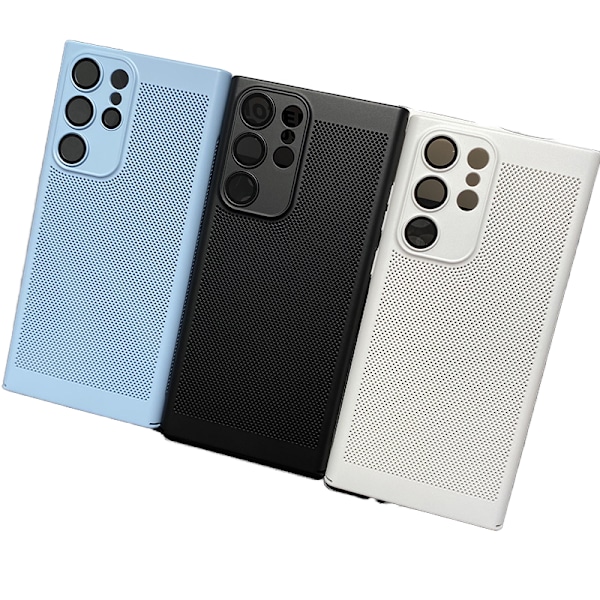 RY/For Samsung Galaxy S25 Ultra S24 Plus S23 S22 S21 Note 20 Ultra Note 10 Plus Kjølende Telefondeksel A24 A34 A54 A23 A33 A53 A73 Black For Samsung S24+