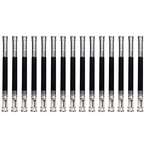 15 st Metallhållare Pennlock Cap Makeup Pencil Extender Justerbar Pennhållare Justerbar 13.4X0.9X0.9CM