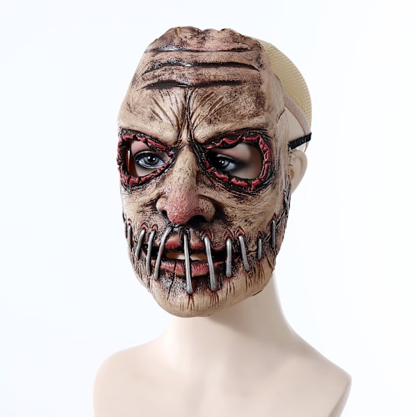 Halloween Blodig Skräckmask Simulerings Thriller Atmosfär för Fest Maskerad Ny