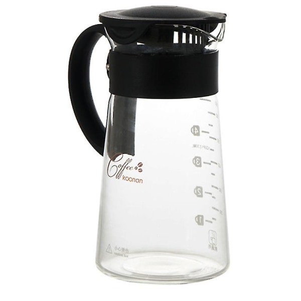650 ml Lasinen Kahvinkeitin Kylmäuutto Jääkahvi Kannu