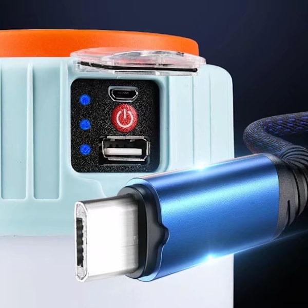Utomhus Uppladdningsbara Solcells LED-Glödlampor Energibesparande Lampor Camping Blackout Stativ Nattmarknadsbelysning