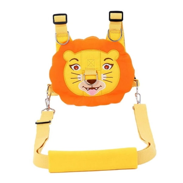 Katoamisen estävä köysi taaperoille - oranssi leijona, 24 x 17 cm lasten katoamista estävä vyö
