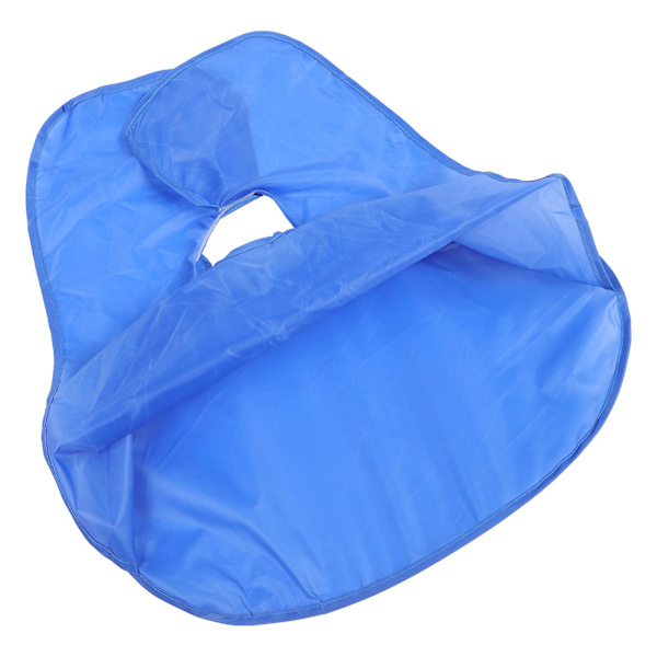 1 stk Skægbarberingsforklæde Trimning Skægforklæde Praktisk Rengøring Skægforklæde Blå 65x56cm Blue 65x56cm