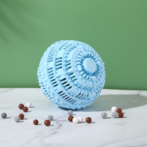 2 stk Vaskeball - Naturlig ikke-kjemisk vaskemiddel Vaskeball for vaskemaskin - Miljøvennlig vaskeball alternativ