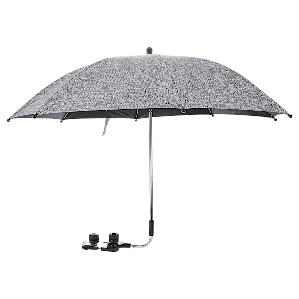 Universell Barnvagnsparasoll, Solskydd för Barnvagn, Vagnparasoll, Parasoll för Barnvagn, Umbrell Grey 79x85x80cm