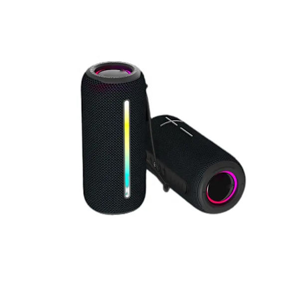 Bluetooth-kaiutin Kannettava kaiutin, 360° Täysi Surround-ääni, Tehostettu basso, Langaton kaksoisparitus, Vedenkestävä, 20 tunnin toistonaika,