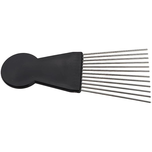Metallisk Pick Wig Kam for Krøllete Langt Hår Styling Frisørredning Flette (3 stk)
