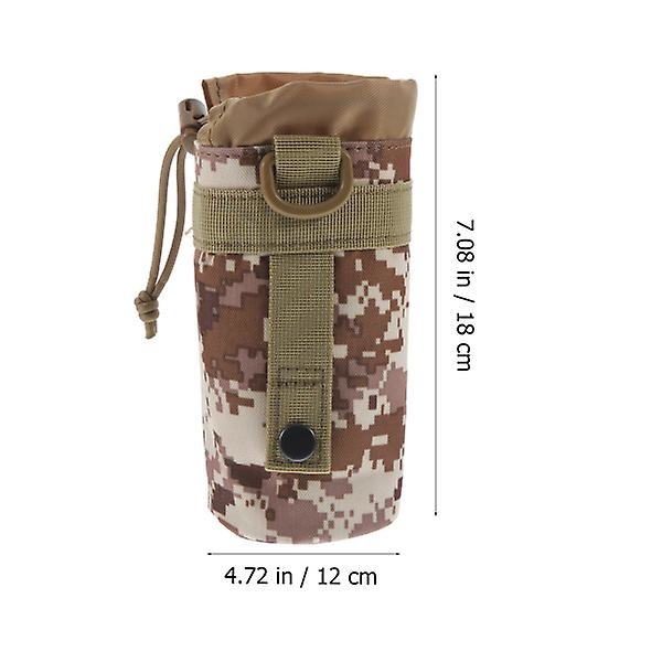 2 st Vattenflaska Påsar Nylon Vattenflaska Hållare Campingflaska Förvarings Påsar 18x12cm 18x12cm