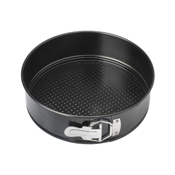 Fjäderbakplåt, kakplåt, glasslock, rostfritt stål kakplåt, avtagbar botten, non stick kakplåt