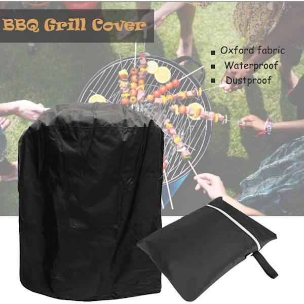 (23x30 tuumaa) BBQ-grillin suojus, 23 tuuman vedenpitävä poltin kaasugrillin suojus, grilli suojus Char Broilille, tuulenpitävä ja UV-kestävä, kaasun savustajan suojus