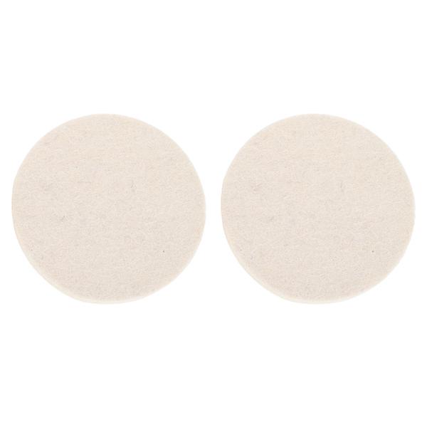 2 stk Ullhjul Poleringskive Ullflokk Pute Sliping Polering Ullpolerings Pute Beige 12,5X12,5CM Beige 12.5X12.5CM