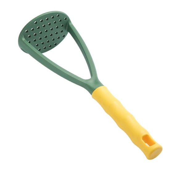 Cooking Light Kartoffelmoser Robust og Varmebestandig, Sikker til Non-Stick Køkkengrej, Blødt Greb Nylon Gadget, Grøn 3 stk