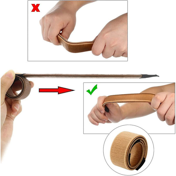 2-pack Hårstylingtillbehör, Hårknutfläta för flickor