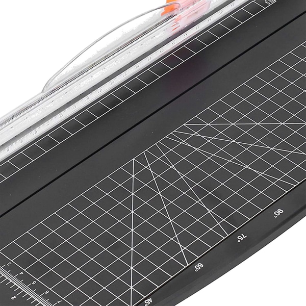 A4 Papirkutter, Håndværk Papir Trimmer Titan Papir Trimmer Scrapbooking Værktøj Til Håndværksprojekt, Etiket, Hilsenskort (1 stk, Sort)