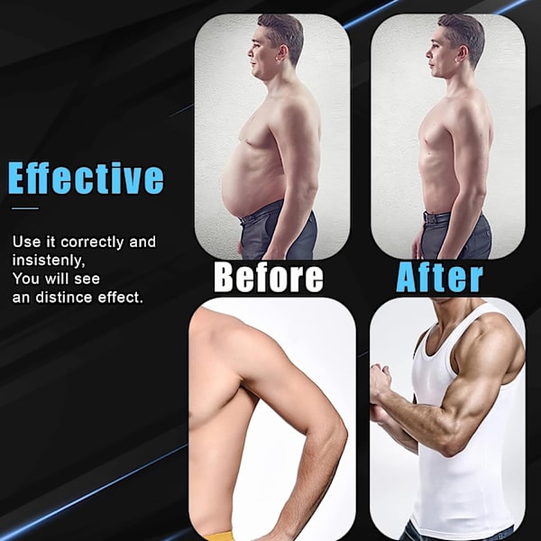 ABSStimulator, Ab Maskine, Abdominal Toning Bælte Muskel Toner Fitness Træningsudstyr Ab Træner Udstyr til Hjemmet……