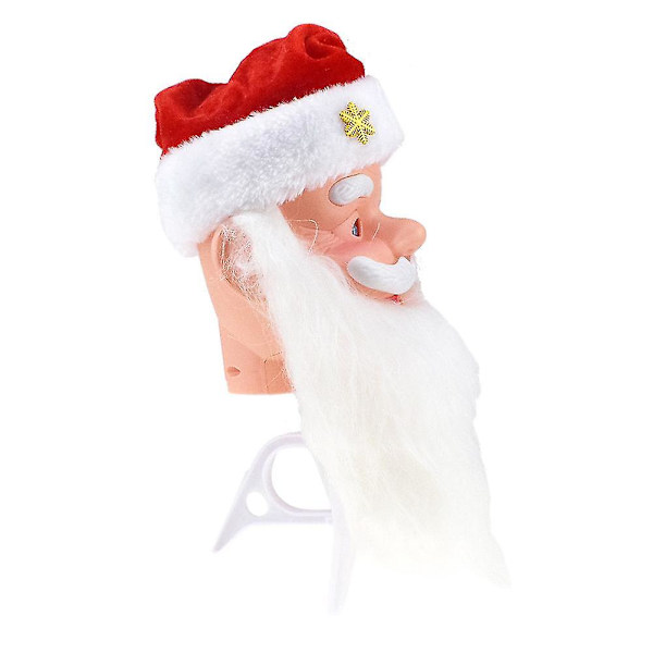 Dansande Sjungande Tomte som Skakar Musikalisk Jul Elektriska Leksaker Tomte Huvud Jul Elektriska Dockor