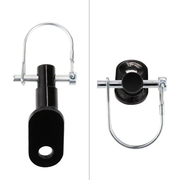 Cykeltrailer Hitch Connecto Kobling Cykeladapter til børnetrailere, kæledyrscykeltrailere, sort adapter