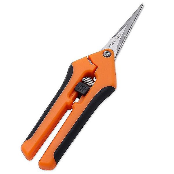 Haveredskab Håndbeskæresaks Rustfrit Stål Lige Beskæresaks Orange Orange