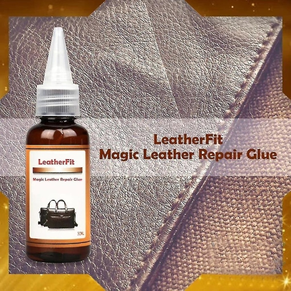 Läderlim Läderreparation Textilfållning Sömnad Extra Stark 30ml (2st)