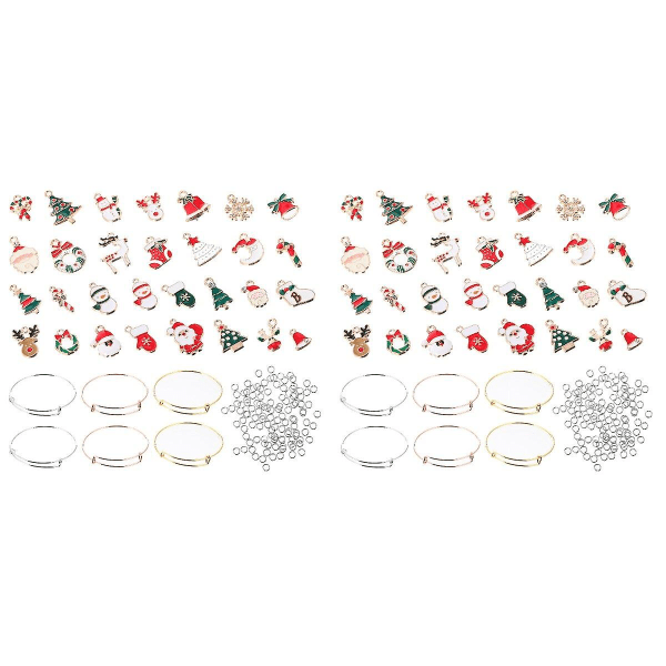 3 Set / 145 st DIY Armband Tillbehör Juldekorationer Legering Hänge För DIY 2 Set 7X7CM 2 Sets 7X7CM