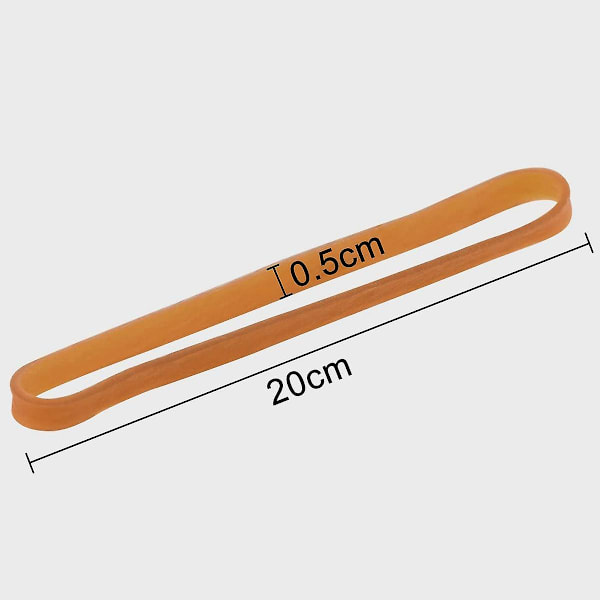 P Gummiband 50 st Stretcha Gummiband Elastiska Band Allmänna Syften Elastiska Stretcha Band Robusta Gummiband För Hem- eller Kontorsbruk