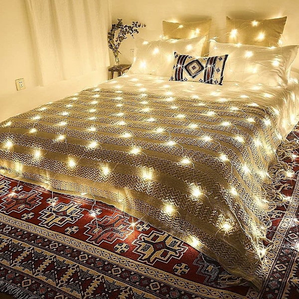 Paket med 100/160 LED Dekorativa Ljuskedjor/Ljuskedjor för Jul/Bröllop/Varmvit/för Inomhus och Utomhus/med Kopplingar