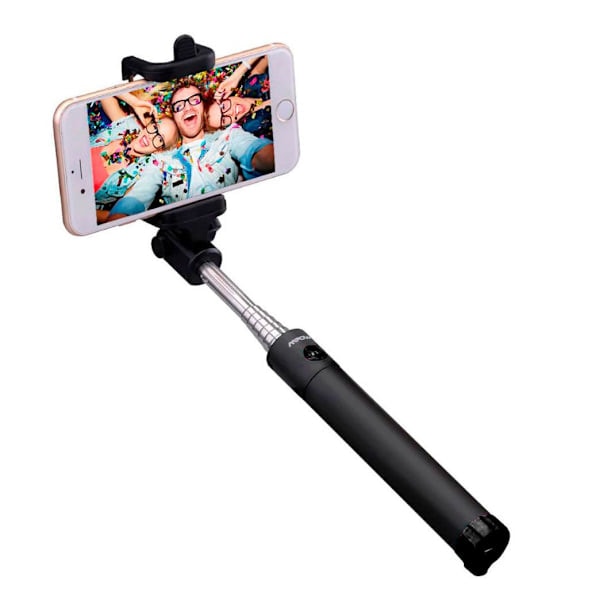 RYI_Selfie Stick Bluetooth Udtrækkelig Monopod Selfie Stick med Indbygget Bluetooth Fjernudløser