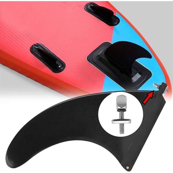 Surfebrettskrue, rustfri stålfinneskrue, longboardfinneskrue, finneskruesett, for longboard, surfebrett, padlebrett og stå opp padlebrett
