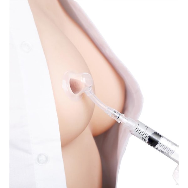 2 stk. Brystvortekorrektor Aspirator Amming Sugekopp For Flate Inverterte Brystvorter