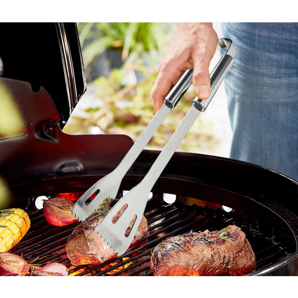 3 st Rostfritt stål Grillverktygssats för picknick Camping resor Matlagning Grillning