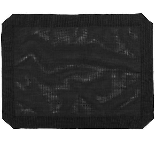 Avtagbar Hundbäddöverdrag Andningsbart Hundhängmatta Höjt Överdrag Hundbädd Valp Sovbäddöverdrag Svart Black 90x69x0.8cm