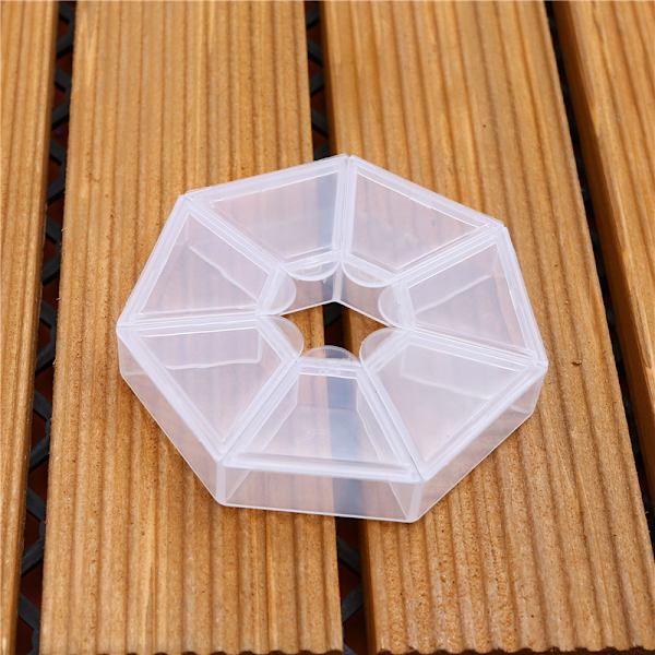 Viikoittainen Pill Organizer, 7-puolinen Pill Reminder, Pyöreä Muoto 2