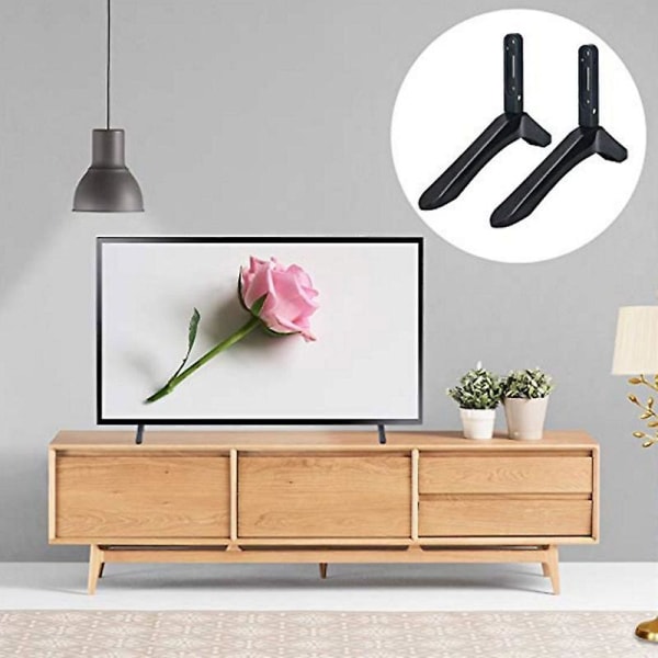 Universel TV Stand Fod Metal Fjernsynsbeslag Bordholder