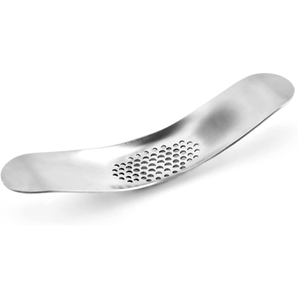 1 stk. Hvidløgspresser Bue Hvidløgspresser Rustfrit Stål Hvidløgsskærer Let at Presse Hvidløg og Ingefær til Køkkenredskaber og Smart Gadget