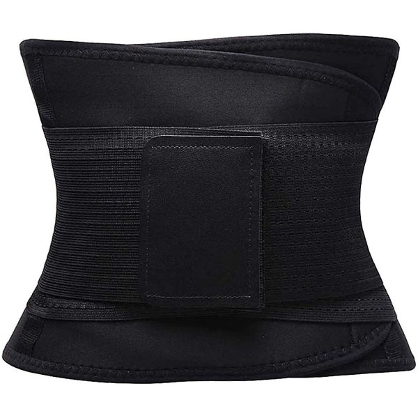 Waist Support Belt,adjustable Sport Waist Trimmer,slimming Body Shaper Belt For Women Men BlackXXXL