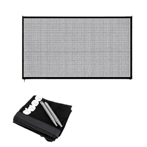 Hundgrind inomhus, husdjursgrind för trappor, säkerhetsnät bärbara vikbara grindar, skyddsgårdsnät grindar för dörrgång hall inomhus utomhus, 28'' x 44'', svart