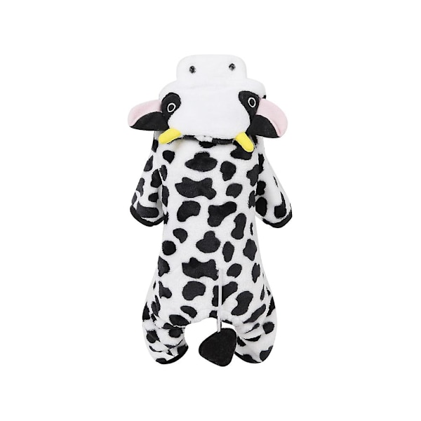 Hundekostume Halloween Dragt Mælkeko Kostume Hund Jumpsuit Kæledyr Hvalpe Tilbehør - Størrelse XlXL XL