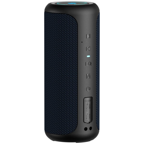 Udendørs bærbare Bluetooth-højttalere Vandtæt trådløs højttaler (sort) 1 STK Mini lydsystem udendørs