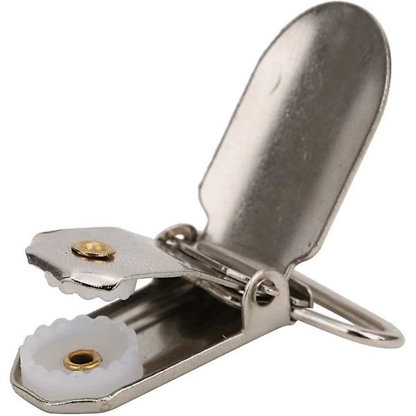 Metal Andenæbsklemme, Højkvalitets Lagnerclips, Sofahyndeclips, Smykkeklips, Stropper, Seler, Rustfri Metalklips, 10-pak