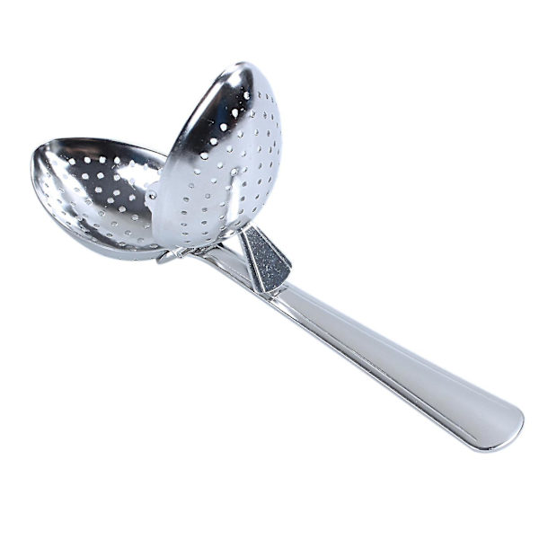 Teesil i rostfritt stål, tesil för lösa blad, kryddfilter (4 st)