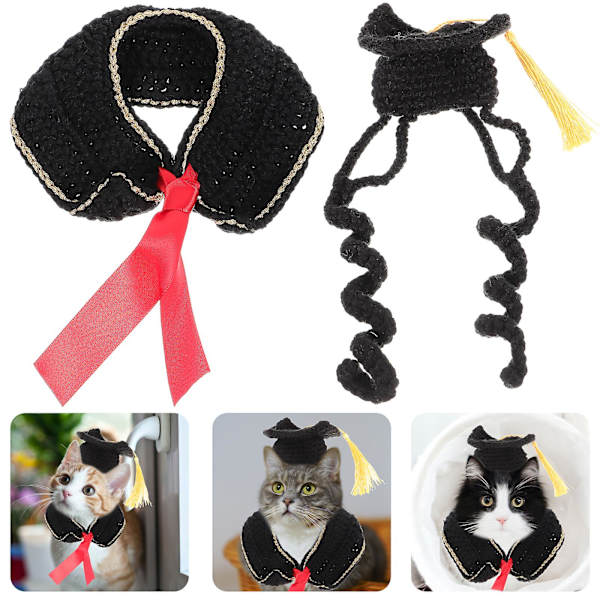 1 Set Hundexamen Kläder med Kläder Hundexamen Fest Cosplay Kläder PropM M